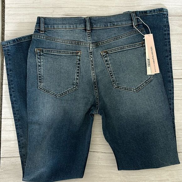 NWT Aqua Stella High Waist Straight Leg Skinny Jeans - Picture 5 of 8